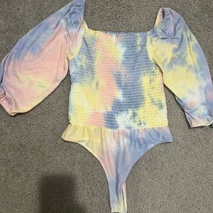 Boutique cotton candy body suit